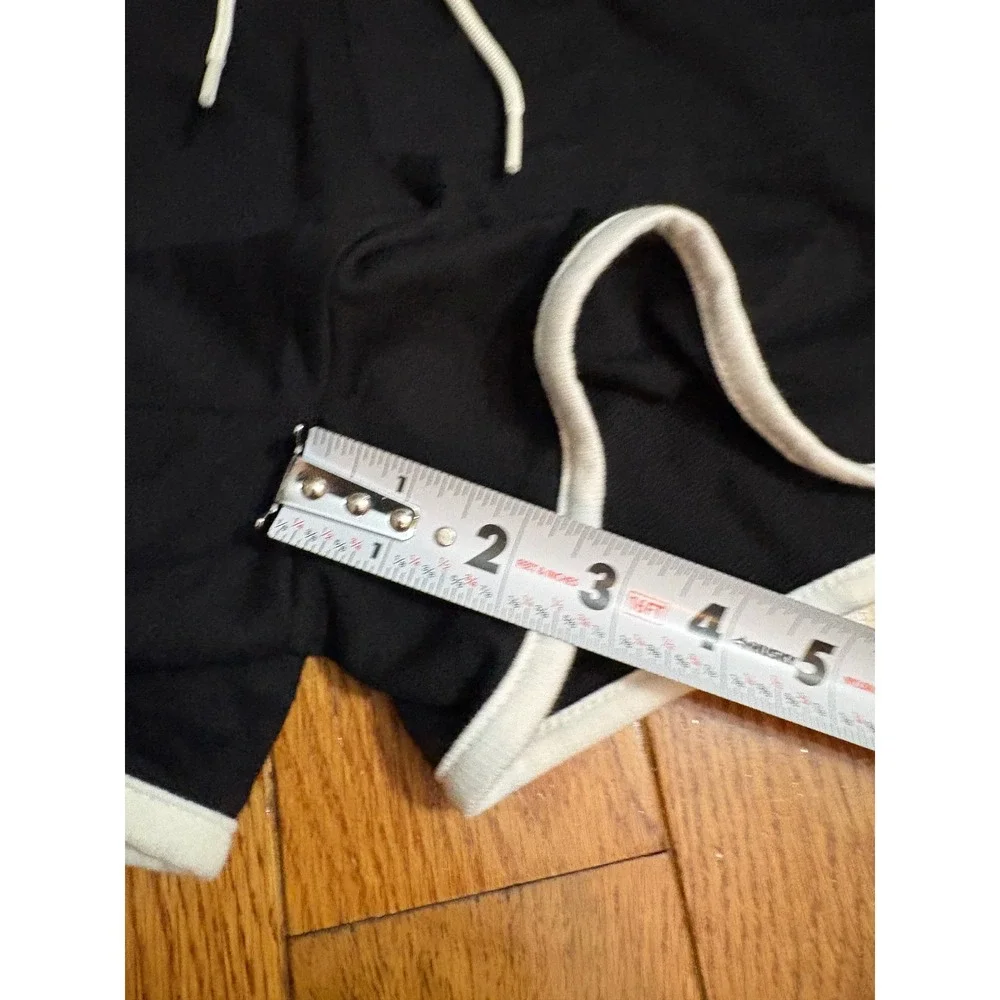 Old Navy Girls XXL 18 Plus Black White Contrast Trim Dolphin Shorts NWT